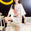 個性的なデザイン プリント 一目惚れ Tシャツ カットソー トップス＜U-3282＞
