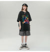 売り切れ必至 プリント ファッション 4色選択 半袖Tシャツ＜U-8594＞
