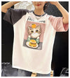 話題沸騰中 プリント切り替え 新作 全2色 半袖Tシャツ カットソー ＜U-8682＞