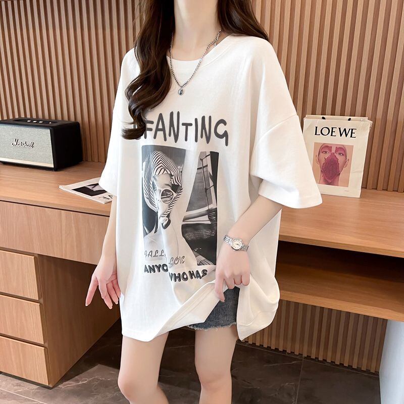 質感のいい 半袖 ラウンドネック Tシャツ ワンピース ＜U-8638＞