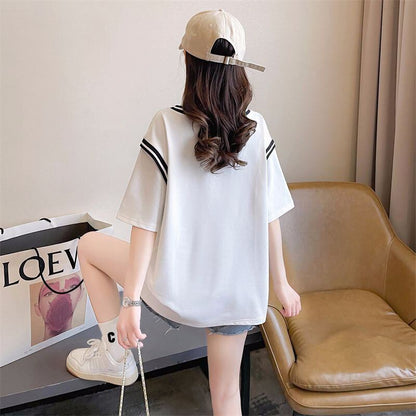 話題沸騰中 レイヤード風 オシャレ度満点 6色選択可 Tシャツ カットソー＜U-8362＞