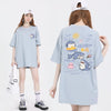 売り切れ必至 4色選択 ポップなプリントが夏に映えるプリント 半袖Tシャツ＜U-9327＞