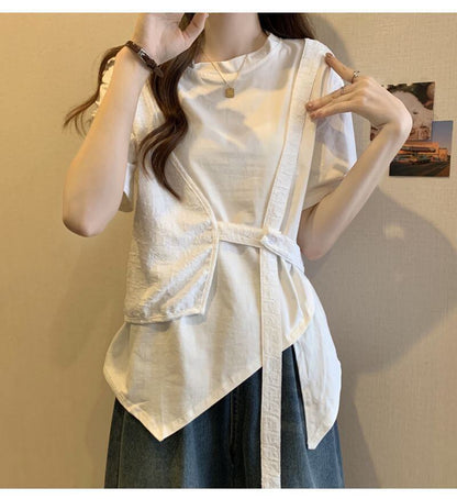 売れ筋 着回し力抜群 定番シンプル 売り切れ必至 全2色 Tシャツ <U-11999>