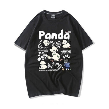 売り切れ必至 カジュアル ファッション感満々 アバンギャルド プリント カップル 全7色 半袖 Tシャツ <U-9320>