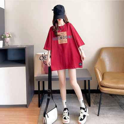 美人度アップ プリント ファッション Tシャツ カットソー＜U-3371＞