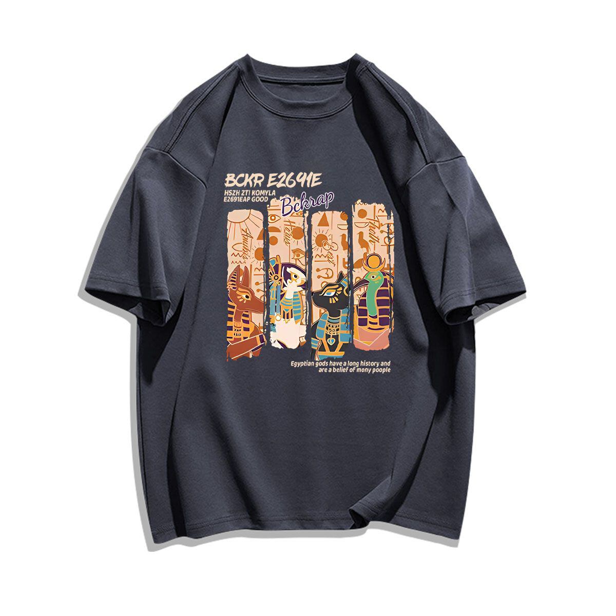 着回し力抜群 アバンギャルド 特別デザイン プリント全5色 半袖Tシャツ<U-8712>