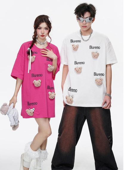 期間限定 ファッション 着回し力抜群 ゆったり 男女兼用 全3色 半袖Tシャツ＜U-9065＞