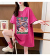 【半額！期間限定！！】話題沸騰中 カジュアル アバンギャルド プリント 3色選択 半袖Tシャツ＜U-8581＞