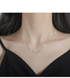 女性力を高める 気質溢れる シンプル ネックレス アクセサリー＜isf-2508＞