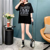 デザイン感 切り替え チャーミング プリント Tシャツ カットソー＜U-3517＞