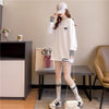 スタイリッシュ 切り替え 一目惚れ プリント Tシャツ カットソー＜U-3675＞