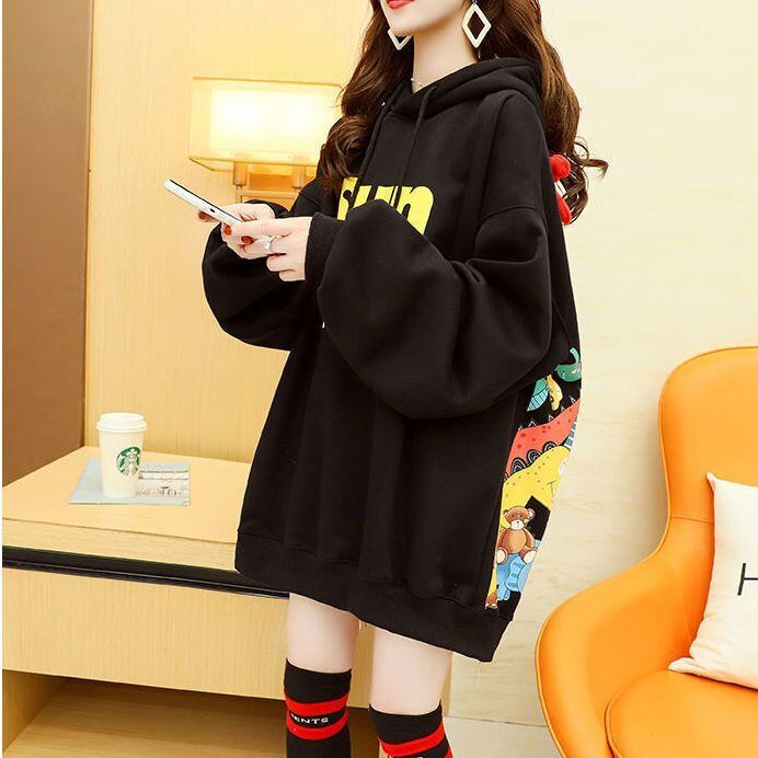 【裹起毛】新商品 少女のような可愛らしい雰囲気のファッション 好感度UP 3色 パーカー <U-10641>