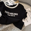 ゆったり感アップ アルファベット ファッション Tシャツ カットソー＜U-3077＞