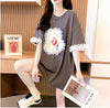 新作 好感度満載 個性的なデザイン ラウンドネック Tシャツ カットソー＜U-8405＞