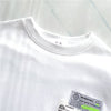 個性的なデザイン 切り替え 好感度満載 プリント Tシャツ カットソー＜U-3665＞