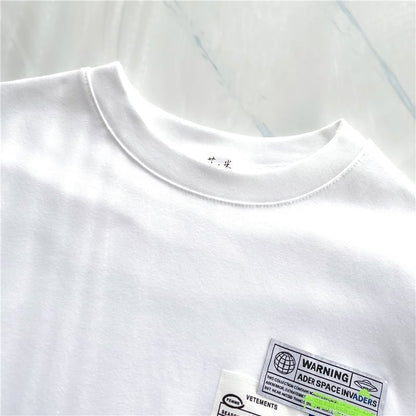 個性的なデザイン 切り替え 好感度満載 プリント Tシャツ カットソー＜U-3665＞