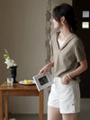 着回し力抜群 レイヤード風 ファッション Tシャツ<U-8345>