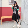 【半額！期間限定！！】今季マストバイ プリント カジュアル Tシャツ カットソー ワンピース＜U-8533＞