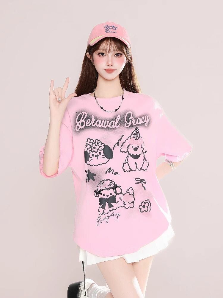 美人度アップ 売れ筋 話題沸騰中 絶対流行 早い者勝ち カジュアル 2色選択 Tシャツ<U-11279>