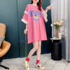 コットンレーストリム半袖Tシャツ<U-3028>