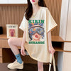 【半額！期間限定！！】話題沸騰中 カジュアル アバンギャルド プリント 3色選択 半袖Tシャツ＜U-8581＞