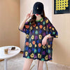 大人可愛い 半袖 紫外線対策 ラウンドネック ルーズ Tシャツ ＜U-8642＞