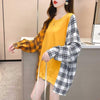 新到着トップス 長袖 レディース 切り替え お洒落 スウェット パーカー 3色＜U-999＞