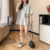 カジュアル 3色選択可 お洒落 ストライプ Tシャツ カットソー＜U-3068＞