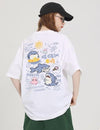 売り切れ必至 4色選択 ポップなプリントが夏に映えるプリント 半袖Tシャツ＜U-9327＞