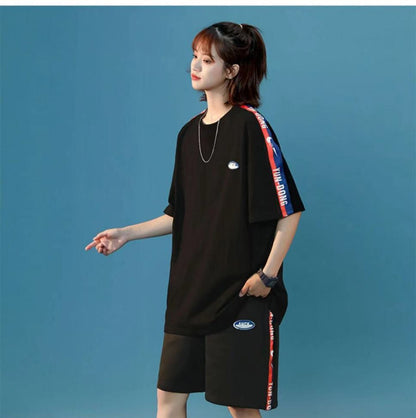 今季マストバイ  カジュアル ＜U-4447＞ 半袖Ｔシャツⅹパンツセット全2色<U-8197>