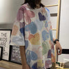 個性的なデザイン プリント 好感度満載 Tシャツ カットソー＜U-3317＞