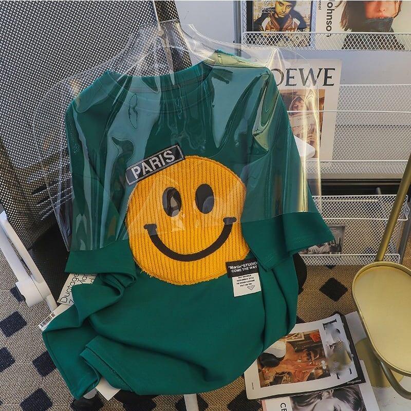 個性的なデザイン プリント オシャレ度満点 Tシャツ カットソー＜U-3373＞