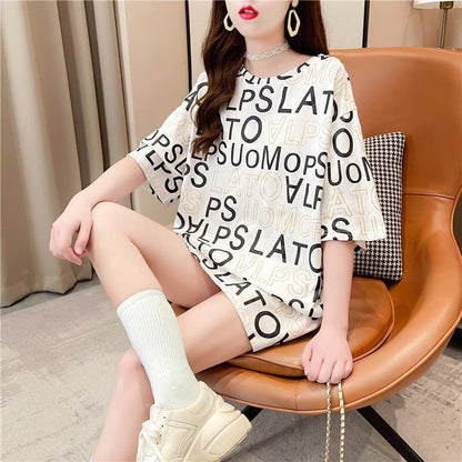 スタイリッシュ プリント 一目惚れ Tシャツ カットソー＜U-3307＞