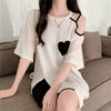 超人気商品 オフショルダー ファッション Tシャツ ＜U-8667＞