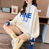 美人度アップ プリント ファッション スウェット パーカー＜U-3725＞