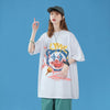 話題沸騰中 ゆったり カジュアル プリント 2色半袖Tシャツ＜U-8159＞
