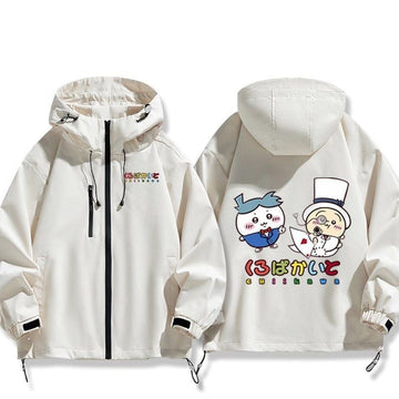 【春新作】定番シンプル  撥水加工 バックビッグロゴ 男女兼用 3色展開 マウンテンパーカー U-12702