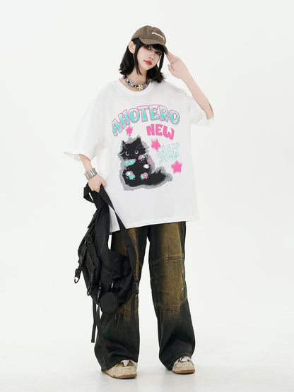 絶対欲しい 好感度UP 海外トレンド カジュアル 全3色 半袖 Tシャツ ＜U-11101＞