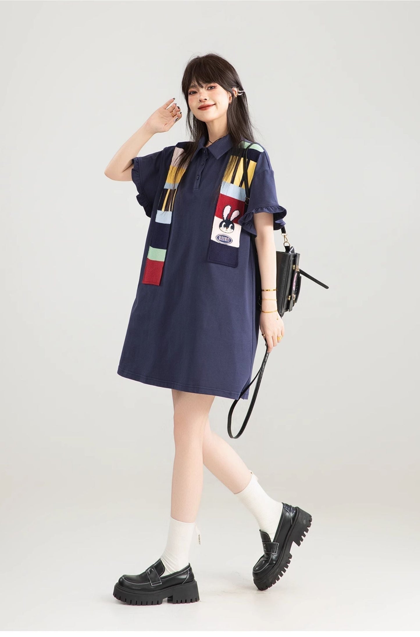 定番シンプル 好感度UP 早い者勝ち カジュアル 全3色 ワンピース ＜U-12039＞