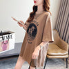 カジュアル 切り替え ファッション プリント Tシャツ カットソー＜U-3581＞