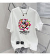 話題沸騰中 スマイリー カジュアル 半袖 Tシャツ <U-8651>