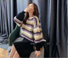 「上品な美しさ」女性らしい落ち着いたファッション  4色選択 ニットトップス<U-10696>