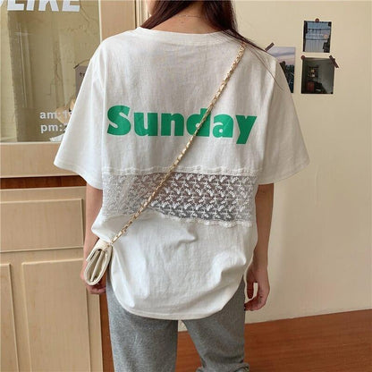 個性的なデザイン 3色選択可 バックで綺麗 Tシャツ カットソー＜U-3023＞