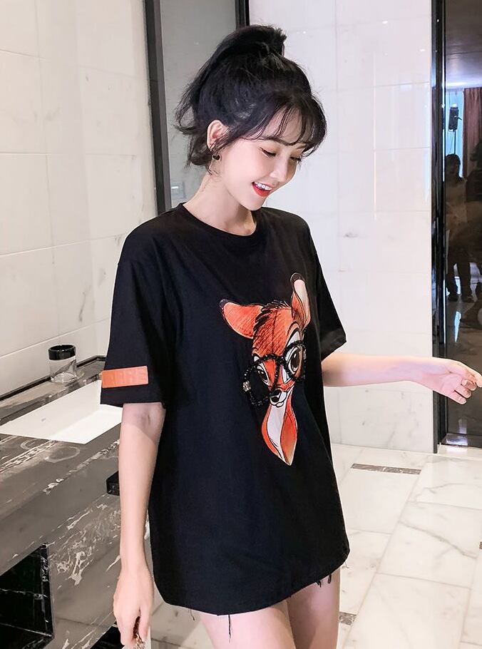 売り切れ必至 アクティブも綺麗も叶う 上品 プリント 全3色 半袖 Tシャツ <U-8990>