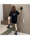 個性的なデザイン 2色選択可 一目惚れ レイヤード風 Tシャツ カットソー＜U-8286＞