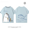 着回し力抜群 おすすめ シンプル プリントロゴ 半袖 Tシャツ-A2632
