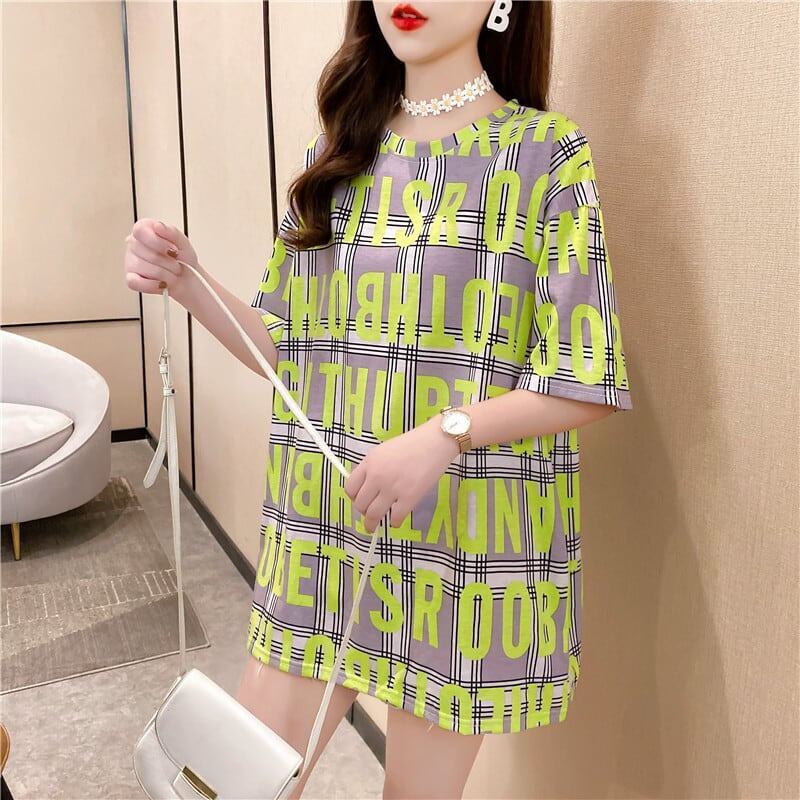 ゆったり感アップ プリント 美感いっぱい Tシャツ カットソー＜U-3337＞