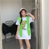 早い者勝ち 早い者勝ち 絶対流行 カジュアル 2色選択 Tシャツ+カウルネック<U-11153>