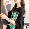 個性的なデザイン 切り替え 一目惚れ プリント Tシャツ カットソー＜U-3400＞