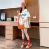 期間限定 プリント全2色 カジュアル 半袖Tシャツ カットソー ＜U-8603＞